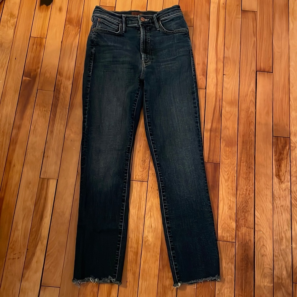 Mother the Swooner cropped frayed size 27